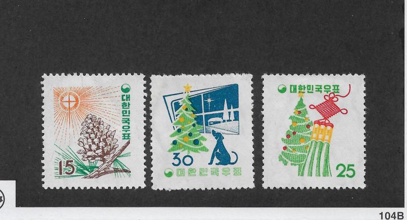 Korea Scott # 265-267 Set F-VF Mint hinged* ! scv $17.50+ see pic !