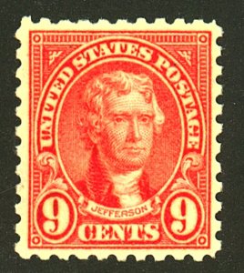 U.S. #590 MINT OG NH