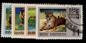 CEYLON QEII SG561-564, 1970 wildlife conservation set, FINE USED.