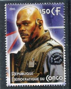Congo 2005 SAMUEL L.JACKSON American Actor 1 Stamp Perforated Mint (NH)