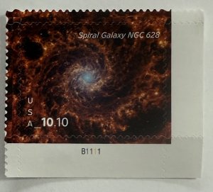 US 2025 $10.10 Spiral Galaxy #5954 plte bk single miint
