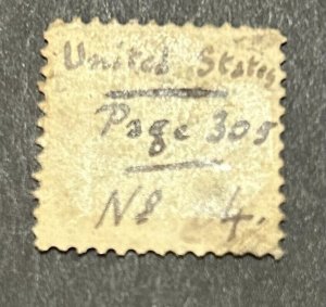 US Scott #115 F Used CV $125/ Price $40 + $2 shipping