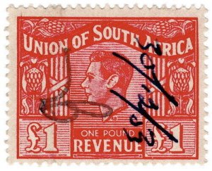 (I.B) South Africa Revenue : Duty Stamp £1