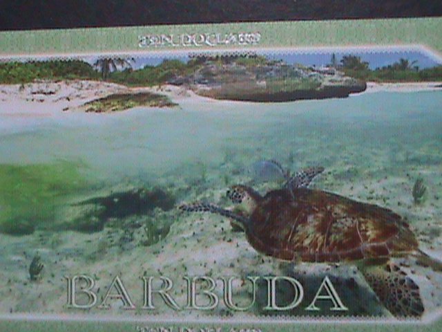 ​BARBUDA -COLLECTIBLE TEN DOLLARS UNCIRCULATED-POLYMAR-NOTE VERY FINE