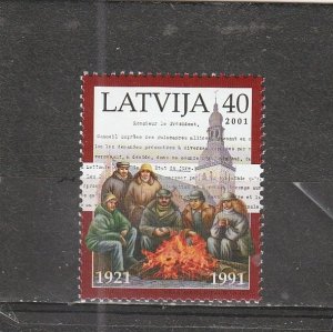 Latvia  Scott#  519-521  MNH  (2000 Christmas)