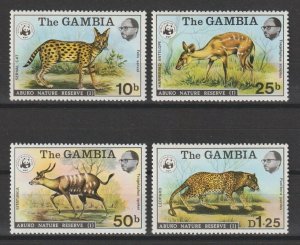 GAMBIA 1976 SG 356/7 + MS 360  MNH Cat £58