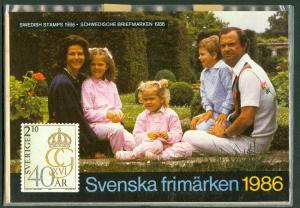 SWEDEN 1986 OFFICIAL YEARSET