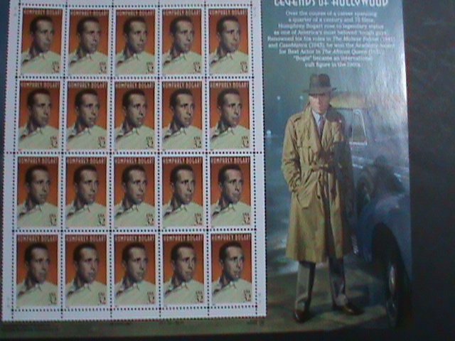 ​UNITED STATES:1997-SC# 3152  LEGENDS OF HOLLYWOOD-HUMPHREY BOGART - MNH-SHEET