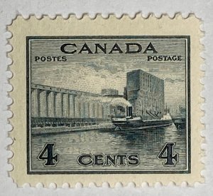 CANADA 1942-43 #253 King George VI War Issue (Grain Elevators) - MNH