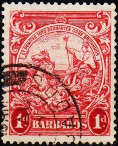 Barbados. 1938 1d  S.G.249a Fine Used