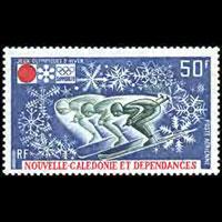 NEW CALEDONIA 1972 - Scott# C86 W.Olympics Set of 1 LH