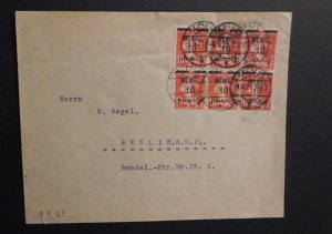 1921 German Cover Memel to Berlin