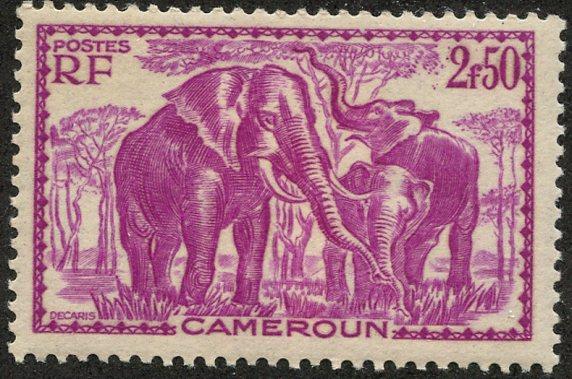 Cameroun, Scott #250, Unused, Hinged