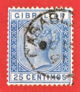 [mag401] MOROCCO 1898 SG#Z22 used in CASABLANCA (Gibraltar used abroad)