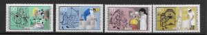 Germany B643-46  1986 set 4  VF  NH