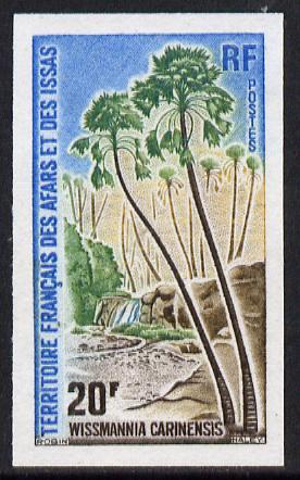 French Afars & Issas 1975 Palm Tree 20f imperf from l...