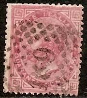ITALY   31a USED 1863 40c rose King Emmanuel Defin. CV $5.75