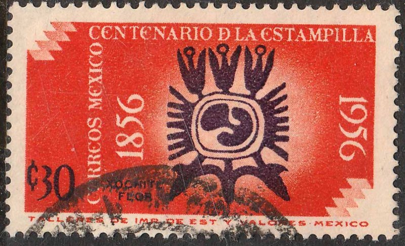 MEXICO 893, 30¢ Centenary of 1st postage stamps. Used. VF. (1024)