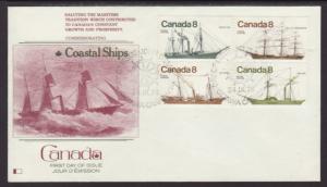 Canada 673a Sailing Ships Fleetwood U/A FDC