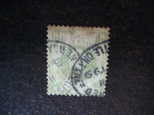 Stamps - Great Britain - Scott# 122 - Used Part Set of 1 Stamp