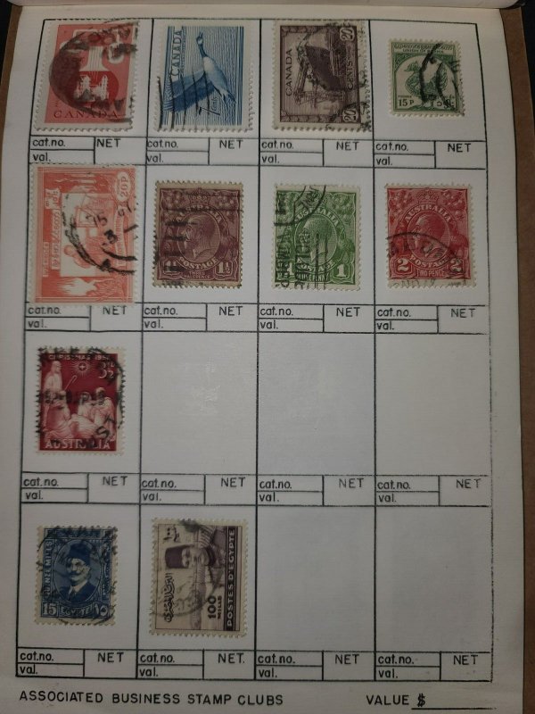 Dealer Stamp Approval Book Mixed Countries