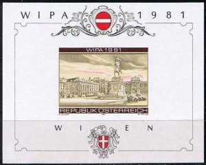 Austria 1981,Sc.#B345 MNH Stampexhibition WIPA