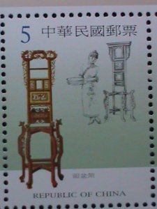 ​CHINA-TAIWAN-2003 SC#3489-92 FURNITURES MNH IMPRINT BLOCKS SET VERY FINE