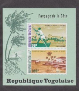 Togo # C221, Costal View,  Souvenir Sheet, Mint NH, 1/2 Cat.