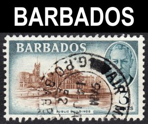 Barbados Scott 218 F to VF used.  Nice SON cds.  FREE...