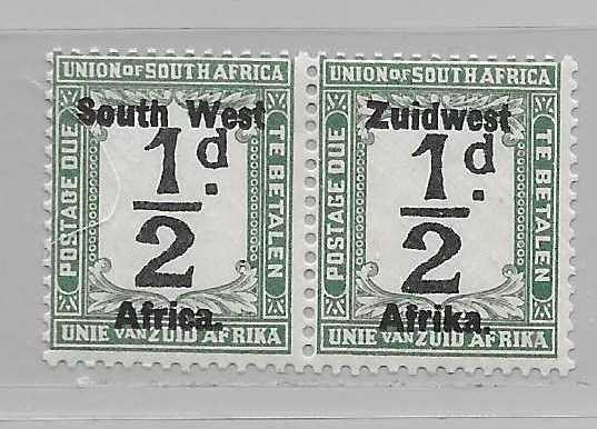 South West Africa J26 Postage Due MLH