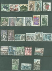 Spain #1177-1209 Used Single (Complete Set)