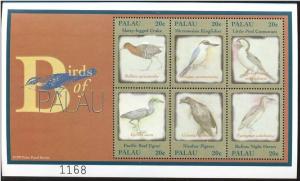 PALAU SHEET BIRDS SEABIRDS KINGFISHER PIGEON HERON