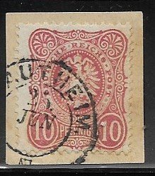 Germany Sc#31   Mi#33 with E Used L97