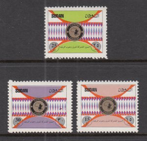 Sudan 484-486 MNH VF