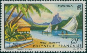 French Polynesia 1964 Sc#C32,SG43 23f Landscape Moorea MNH