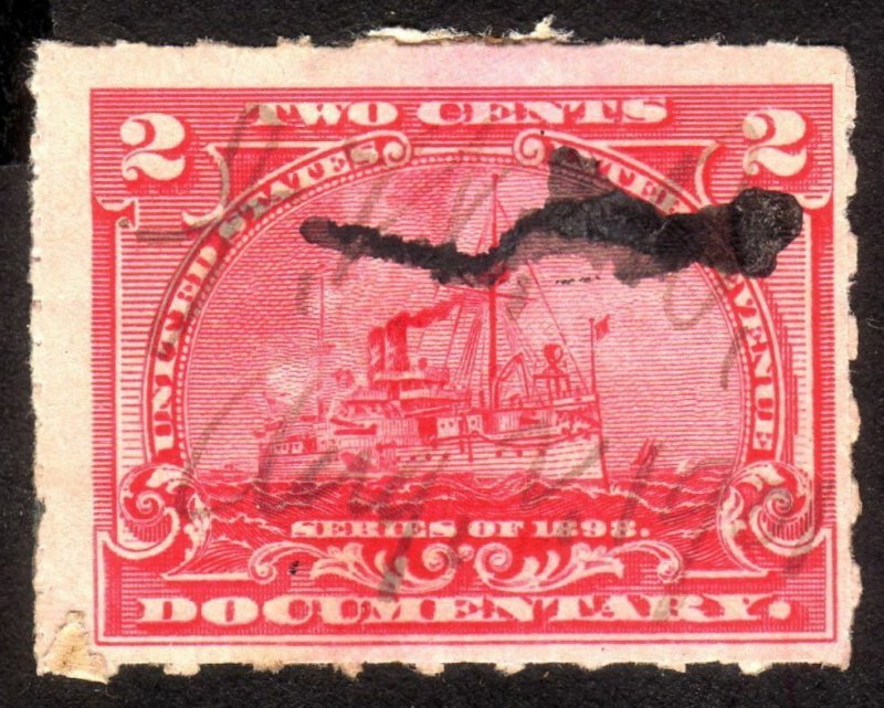 1898, US 2c, Documentary, Used, Sc R164