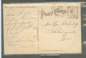 US  1909 Wisconsin R P O