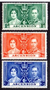 ASCENSION 37-9 MNH SCV $3.50 BIN $2.10 ROYALTY