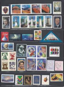 US 2007 Commemorative Year Set with 42 Stamps MNH