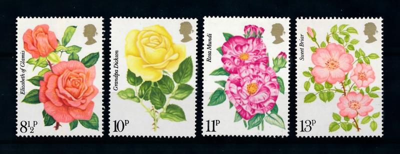 [78845] Great Britain 1976 Flora Rose Flowers  MNH