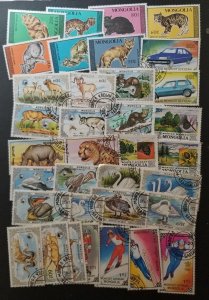 MONGOLIA Asia Used Stamp Lot Collection CTO T6440