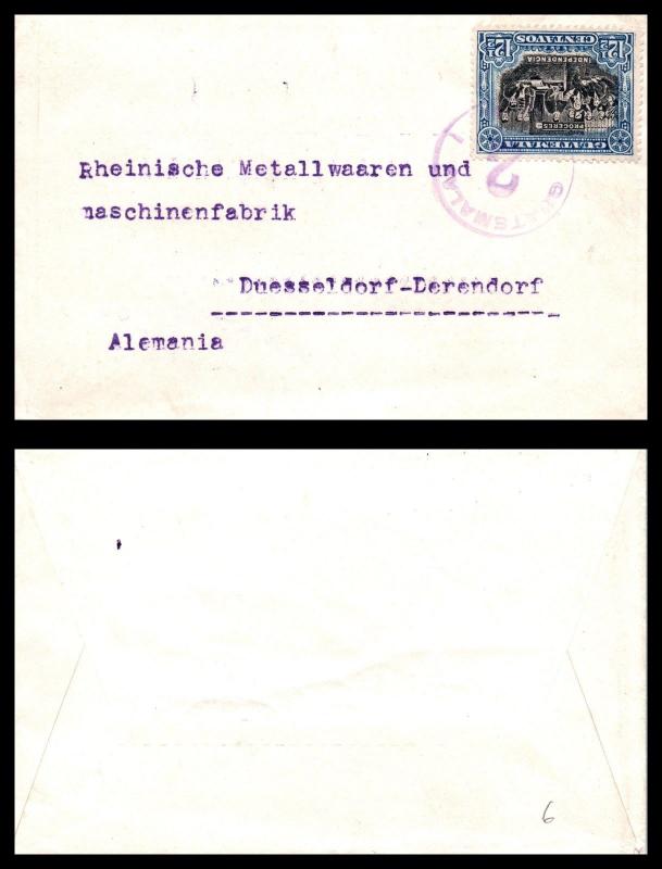 Goldpath: Guatemala cover, To Germany, CV23_P13