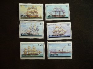 Stamps - St. Kitts - Scott# 38-43 - Mint Hinged Set of 6 Stamps