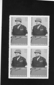 3121 Benjamin Davis Sr., MNH blk/4