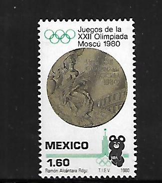 MEXICO, 1205, MNH, MOSCOW '80 BRONZE MEDAL