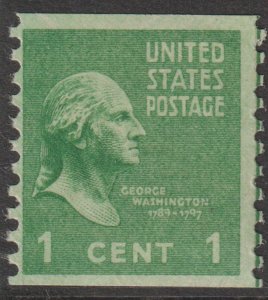 U.S.  Scott# 839 1939 Regular Issue VF MNH Perf 10 Vert Coil #1