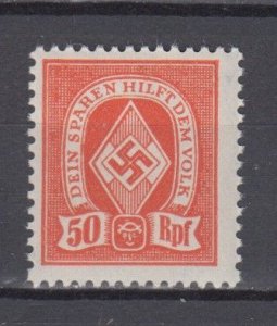 WWII Third Reich Revenue / Dues MNH Original Gum