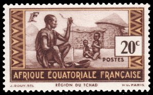 French Equatorial Africa #40  MNH - People of Chad (1937)