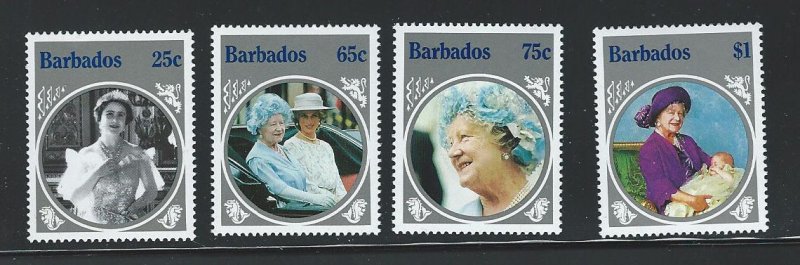 Barbados   mnh   s.c.# 660-663