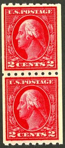 U.S. #411 MINT PAIR OG LH 